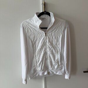 Fairway & Greene Country Club of Detroit Women's White Long Sleeve Jacket Small